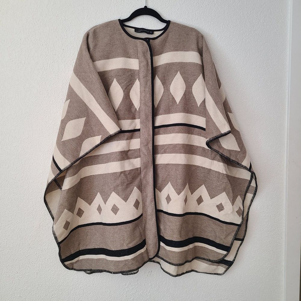 Zara Women's Wool Poncho